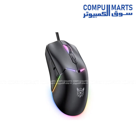 ONIKUMA CW929 Black Gaming Mouse with RGB