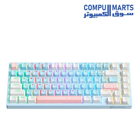 ONIKUMA G52 75% 82-Key Gaming Keyboard
