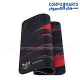 ONIKUMA -MP002 -Gaming -Mouse -Pad 350×300×2 mm -Black/Red- anti-slip base, stitched edges