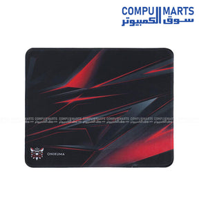 ONIKUMA -MP002 -Gaming -Mouse -Pad 350×300×2 mm -Black/Red- anti-slip base, stitched edges