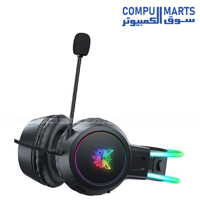 ONIKUMA X15 PRO gaming headset with stereo surround sound and 50mm drivers