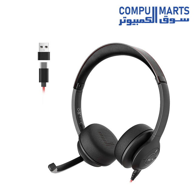 ONIKUMA X37 headset Type-C to USB Egypt HD sound audio noise-cancelling microphone call center headset