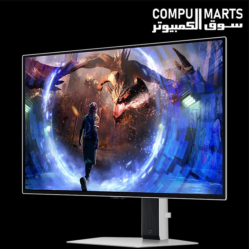 Samsung Odyssey OLED G6 G60SD Silver Gaming Monitor with Quantum Dot Color
