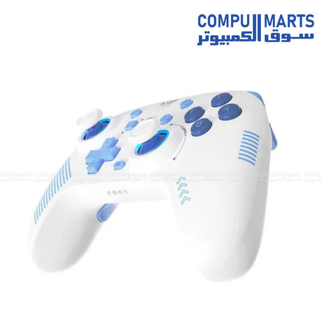 Black ONIKUMA C1 gamepad for Switch and PC with ergonomic buttons and wireless connectivity