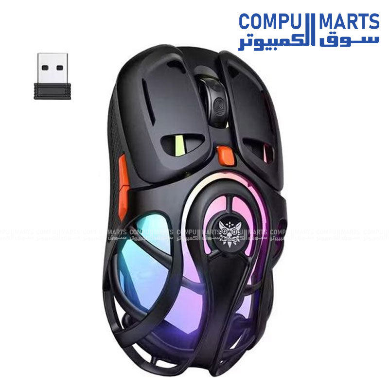 ONIKUMA DM02 Tri-Mode RGB Gaming Mouse 12800 DPI 1000Hz Honeycomb Egypt