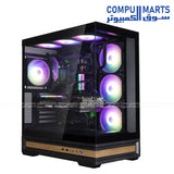 ZALMAN P40 NAMU ATX Case Tempered Glass High Airflow USB-C 360mm Radiator Support Gaming PC Egypt