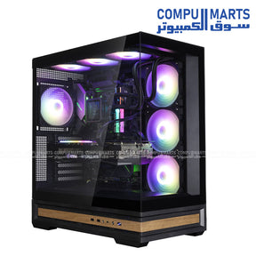 ZALMAN P40 NAMU ATX Case Tempered Glass High Airflow USB-C 360mm Radiator Support Gaming PC Egypt