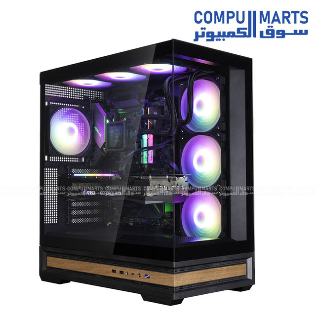 ZALMAN P40 NAMU ATX Case Tempered Glass High Airflow USB-C 360mm Radiator Support Gaming PC Egypt