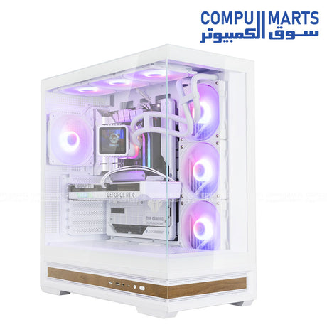ZALMAN P40 NAMU ATX Case Tempered Glass High Airflow USB-C 360mm Radiator Support Gaming PC Egypt
