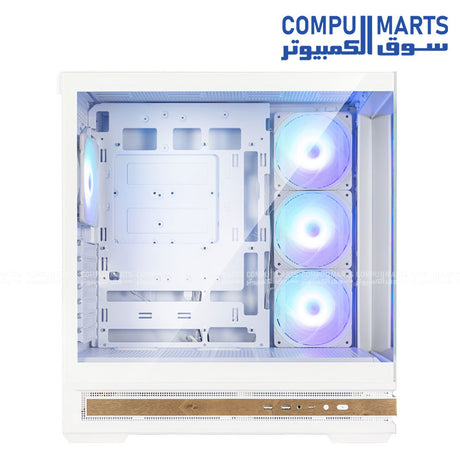 ZALMAN P40 NAMU ATX Case Tempered Glass High Airflow USB-C 360mm Radiator Support Gaming PC Egypt