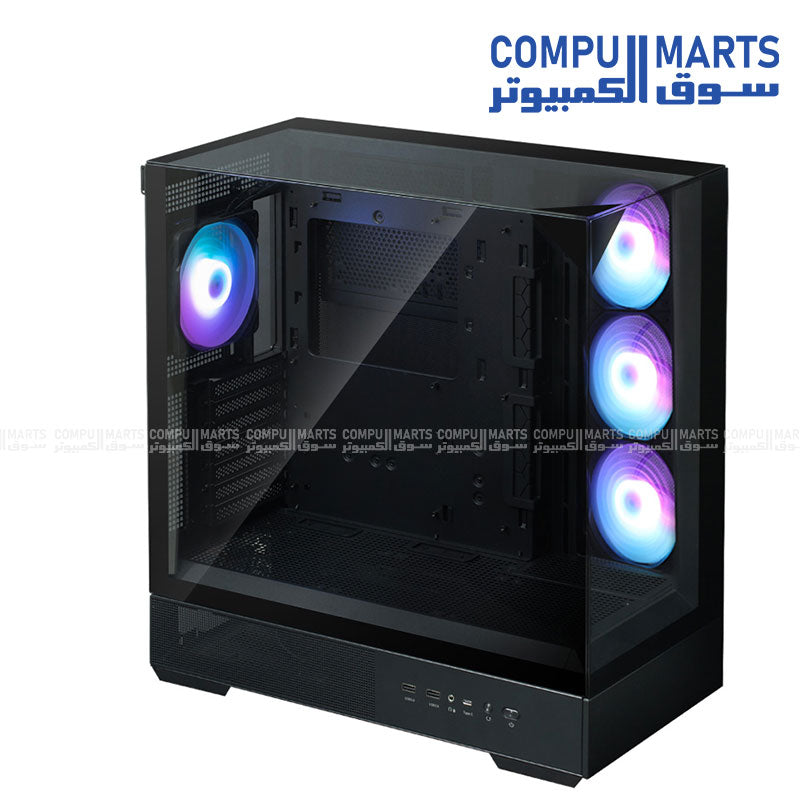 ZALMAN P40 Prism Plus USB-C Front Panel Design