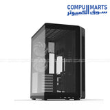 Zalman P60 BLACK / WHITE – ATX Mid Tower Tempered Glass 5 Fans USB-C 435mm GPU 360mm Radiator