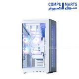 Zalman P60 BLACK / WHITE – ATX Mid Tower Tempered Glass 5 Fans USB-C 435mm GPU 360mm Radiator
