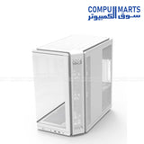 Zalman P60 BLACK / WHITE – ATX Mid Tower Tempered Glass 5 Fans USB-C 435mm GPU 360mm Radiator