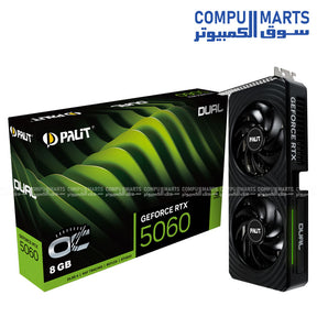 RTX 5060 Dual OC – Graphics Card – Palit –8GB GDDR7 PCIe 5.0 High Performance Gaming GPU