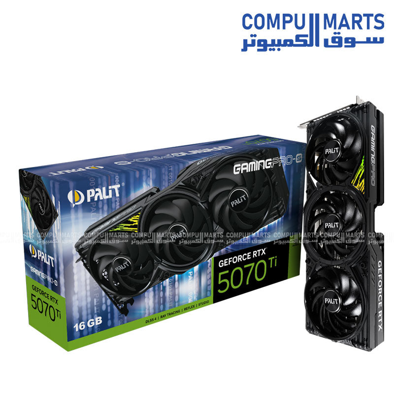 Palit RTX 5070 Ti GamingPro-S 16GB GDDR7 GPU – Compumarts Egypt