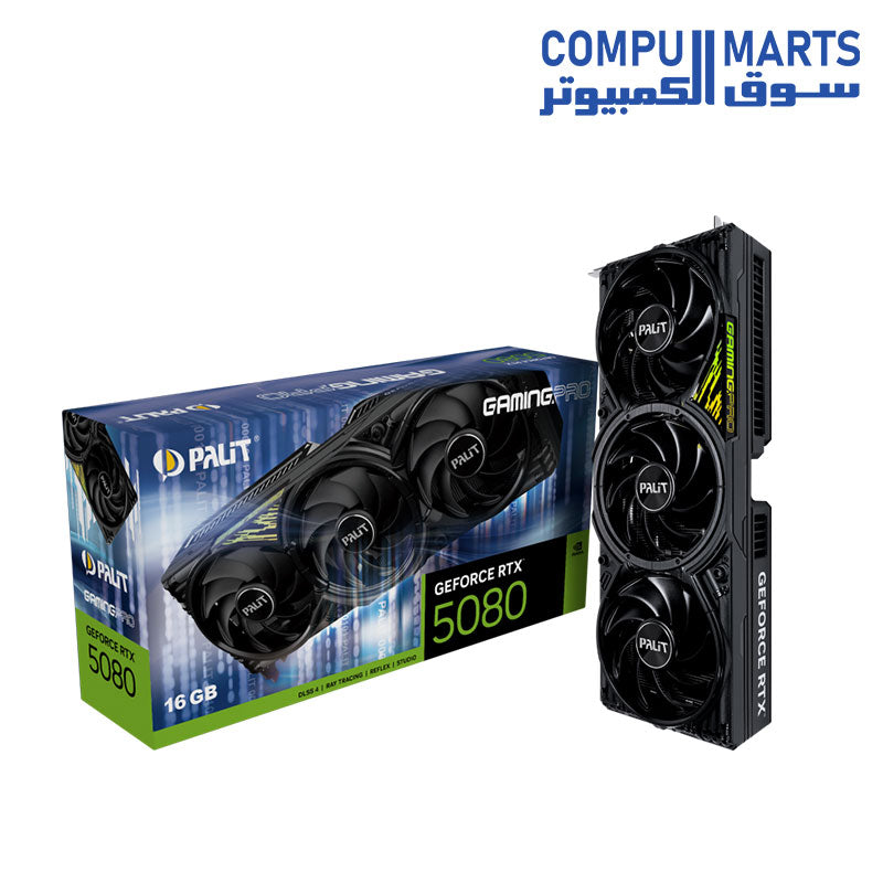 PALIT GeForce RTX 5080 Gaming Pro 16GB GDDR7 – Compumarts Egypt