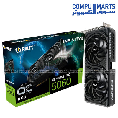 Palit RTX 5060 Infinity 2 OC – Graphics Card – Palit – 8GB GDDR7 DLSS 4 PCIe 5.0