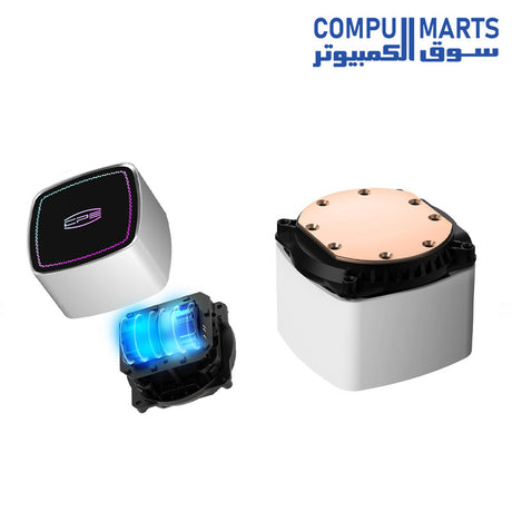 DE360-PCCOOLER-Liquid Cooler-intel-cpu cooler-ARGB-AMD
