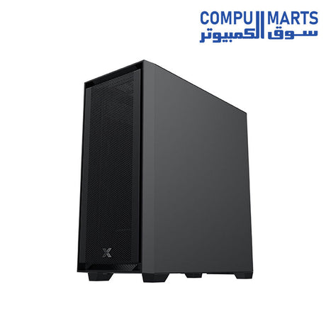 Advanced PC enclosure supporting front 3×120mm or 3×140mm fans, top 2×120mm or 2×140mm fans, rear 120mm fan support, and high airflow mesh construction for Egypt PC enthusiasts
