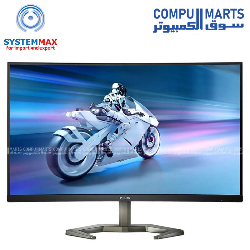 PHILIPS Evnia - 27M1C5500VL - 27 Inch QHD Curved Gaming Monitor, VA, 165Hz, 1ms, Smart Image HDR, Low input lag, Titl, VESA 100 (2560 x 1440)