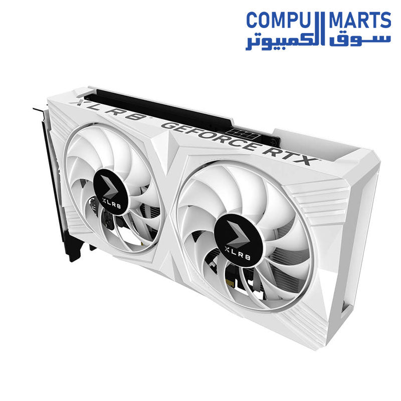 PNY GeForce RTX 4060 8GB OC XLR8 VERTO DF White Edition