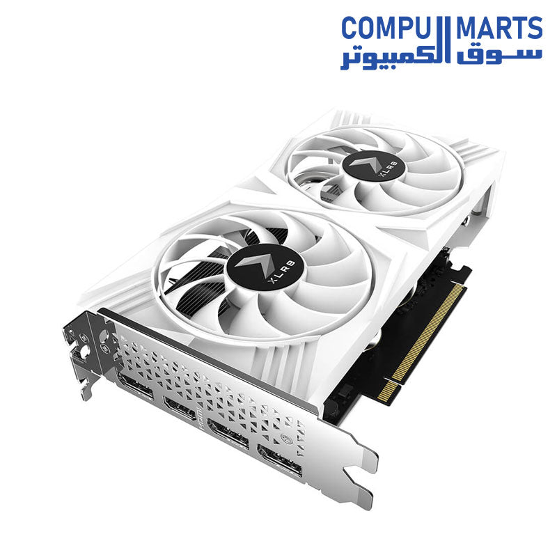PNY GeForce RTX 4060 8GB OC XLR8 VERTO DF White Edition