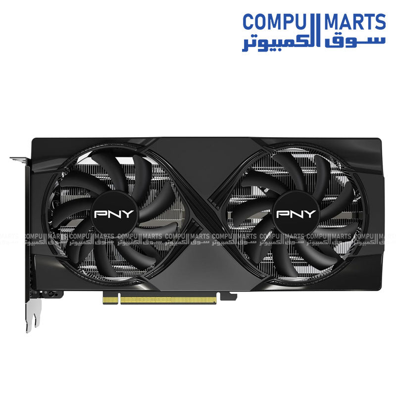 بطاقة رسومات PNY GeForce RTX 5060 Ti بسعة 16 جيجابايت، معززة بمعالج رسومات ثنائي المروحة، DLSS 4

