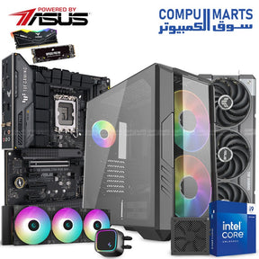 POWERED BY ASUS - TUF FORCE 3 - Intel Core i9-14900K - RTX 5070 - 64GB DDR5 - 1TB Gen4 SSD - HAF 500 - NZXT 1000W - LS720 