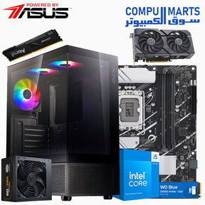 POWERED BY ASUS - TUF GAMER ONE DDR4  - Intel Core i5-14400F - RTX 4060 Ti - 16GB DDR4 - WD SN580 - INVADER X MINI - CM 750W - Stock Cooler