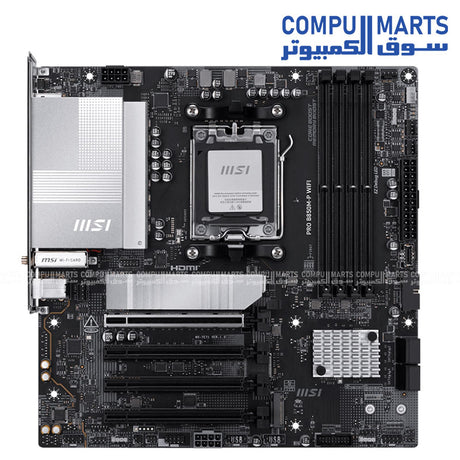 B850M-P WIFI – AM5 Motherboard – MSI – DDR5 PCIe 5.0 Wi-Fi 7 Gaming Build