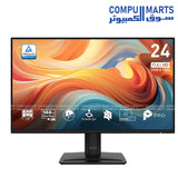 MSI PRO MP242 E14A 144Hz IPS Monitor with 23.8 inch Full HD display, 1ms MPRT response time, Adaptive-Sync technology and HDR Ready support