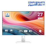 MSI PRO MP275W E2 QHD 27 inch IPS Monitor 100Hz Business Display in Egypt