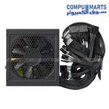 Seasonic 850W 80 Plus Gold power supply with smart silent fan and fixed black cables