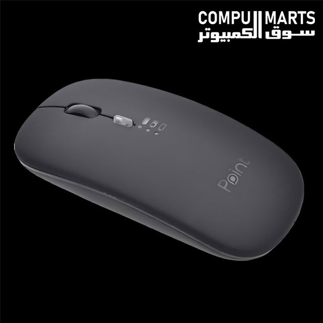Point PT-20 Dual-Mode Mouse with Bluetooth 5.2 and 2.4GHz Connectivity