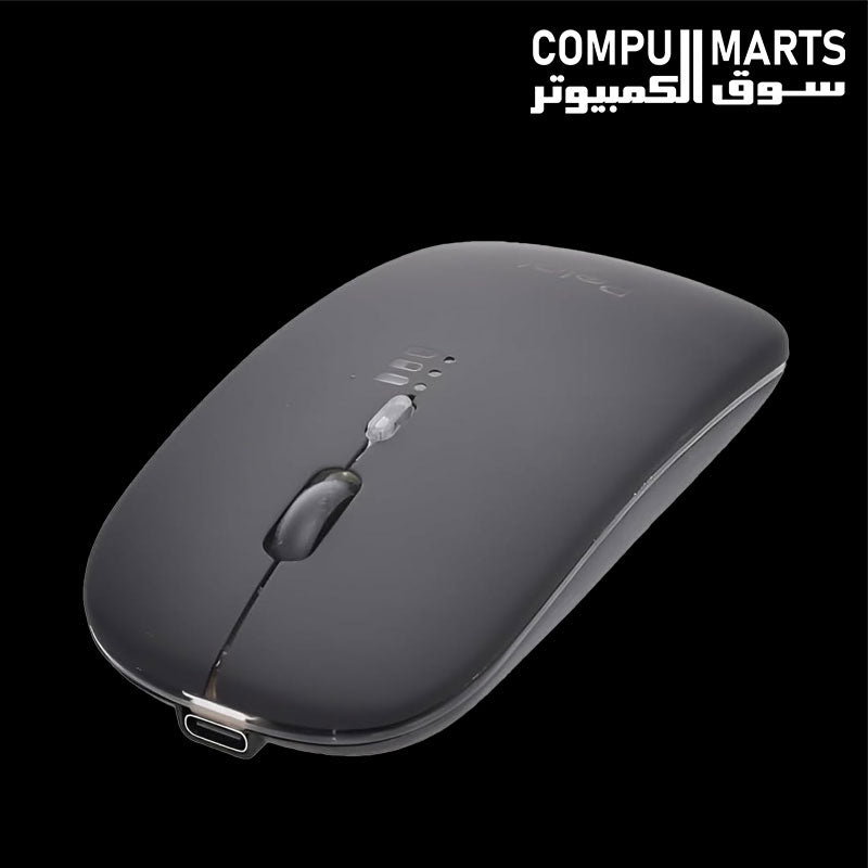 Point PT-20 Rechargeable Wireless Optical Mouse in Black