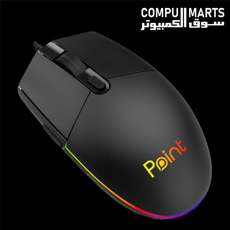 Point PT-214 6D Gaming Mouse Black