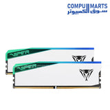 Patriot Viper Elite 5 RGB DDR5 32GB 6000MT/s CL30 Gaming RAM Kit