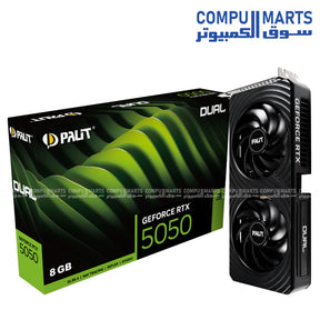 Palit GeForce RTX 5050 8GB GDDR6 Graphics Card – PCIe 5.0, Ray Tracing, DLSS 4 – Egypt