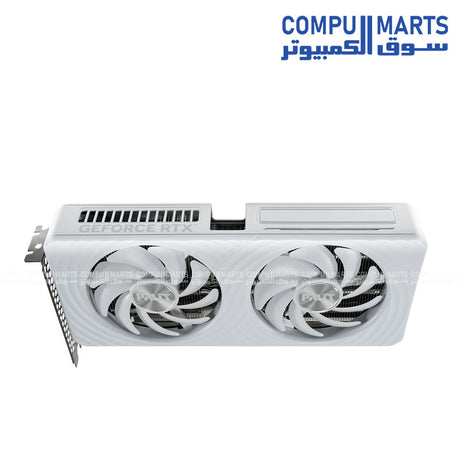 Palit RTX 5060 Ti White OC rear ports HDMI 2.1b DisplayPort 2.1b connectivity multi display GPU Egypt