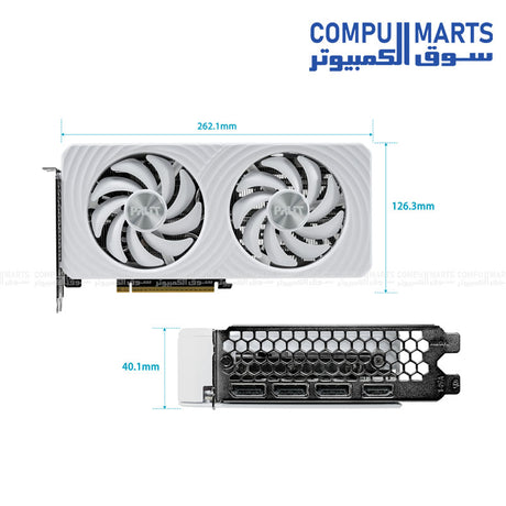 Palit RTX 5060 Ti White OC 16GB gaming and 3D rendering performance DLSS 4 ray tracing setup in use Egypt