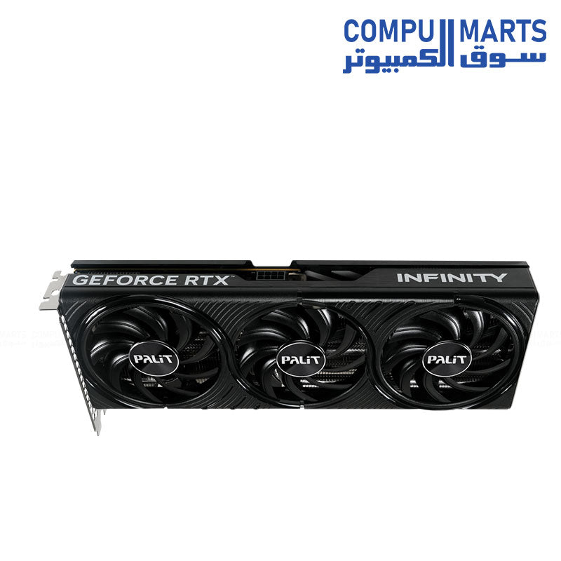 Palit RTX 5060 Ti Infinity 3 OC rear HDMI 2.1b DisplayPort 2.1b connectivity multi monitor GPU Egypt