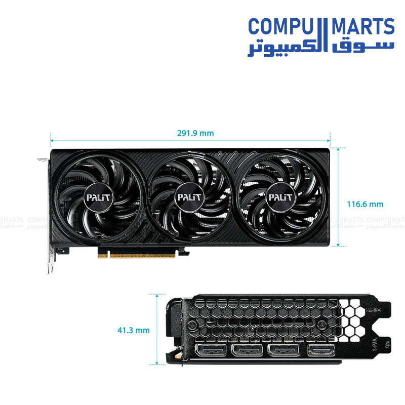 Palit RTX 5060 Ti Infinity 3 OC 16GB gaming 4K rendering DLSS 4 performance small form factor PC setup Egypt