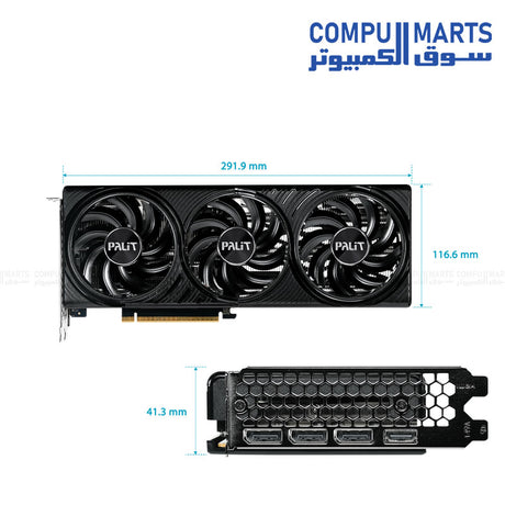 Palit RTX 5060 Ti Infinity 3 OC 16GB gaming 4K rendering DLSS 4 performance small form factor PC setup Egypt