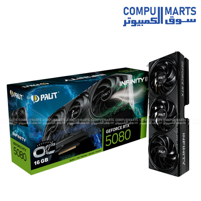 Palit RTX 5080 Infinity 3 OC 16GB GDDR7 graphics card