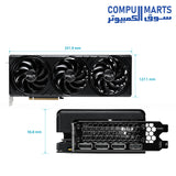 Palit RTX 5080 Infinity 3 OC 16GB GDDR7 PCI-E 5.0 graphics card with DP2.1b x 3 and HDMI 2.1b