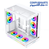 Xigmatek Pano II Air – Mid Tower High Airflow PC Case – E-ATX – Vertical GPU – Egypt