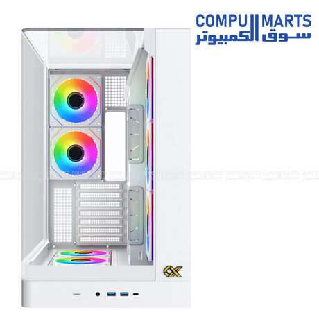 Xigmatek Pano II LCD – Mid Tower Gaming Case – E-ATX – Vertical GPU – Egypt