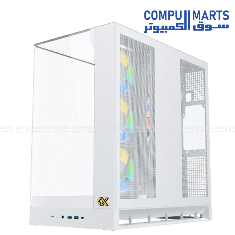 Xigmatek Pano II LCD – Mid Tower Gaming Case – E-ATX – Vertical GPU – Egypt