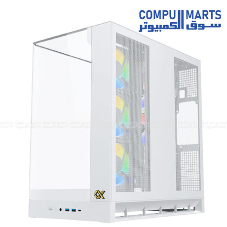Xigmatek Pano II LCD – Mid Tower Gaming Case – E-ATX – Vertical GPU – Egypt